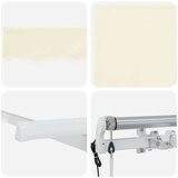  Skrovita tenda Krema 300 x 200 cm Poliester i aluminij | shoptok.hr