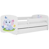 HAPPYKIDS OTROKA POSTELJA DREAMY SLONEK (VE BARV IN DIMENZIJ)-Bela-80x160 | Shoptok.si