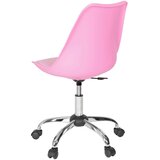 MID.YOU VRTLJIVI STOL umetna masa, tekstil pink | Shoptok.si