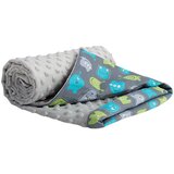 Medi Partners Blanket 75x100 cotton + minky – Creatures + gray minky | ePonuda.com