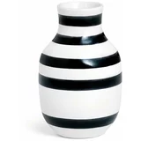 Kähler Design crno-bijela vaza od kamenine Omaggio, visina 12,5 cm