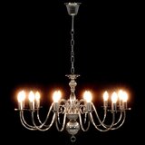  Luster srebrni 12 žarulja E14 | shoptok.hr