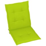  Jastuci za vrtne stolice 4 kom svjetlozeleni 100x50x3cm tkanina | shoptok.hr