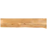 vidaXL Mizna plošča z naravnim robom 140x40x2,5 cm trden mangov les