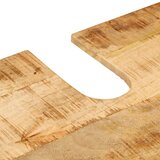  3-dijelni set kupaonskog namještaja od željeza i drva manga | shoptok.hr