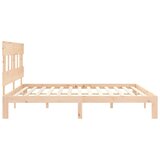  Okvir kreveta bez madraca 200 x 200 cm od masivne borovine | shoptok.hr