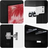 TV ormar za montažu na zid AACHEN 69 x 33 x 40 cm Crni hrast | shoptok.hr