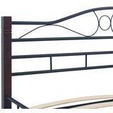  Za krevet crni metalni 160 x 200 cm | shoptok.hr