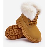 Boto Children's Trapper Boots with Zip and Faux Fur Camel Gerande | Shoptok.si
