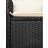  7-dijelni vrtni bistro set od poliratana s jastucima crni | shoptok.hr