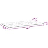  Jastuk za vrtnu klupu antracit 200x(50+50)x7 cm tkanina Oxford | shoptok.hr