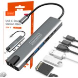 Zenwire ADAPTER HUB 9w1 USB-C HDMI RJ45 Fast Ethernet SD do Macbook Air Pro M1 M2 M3 M4 BYL-2009, (5000187766) Cene