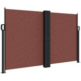  Zložljiva stranska tenda rjava 140x1200 cm | Shoptok.si