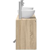  Set ormarića za kupaonicu 3 kom. Hrast sonoma | shoptok.hr