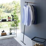 YAMAZAKI Črn kovinski stenski obešalnik 38,5 cm Tower – | Shoptok.si