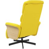  Naslonjač od tkanine s osloncem za noge svjetložuti | shoptok.hr