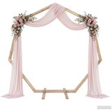  Vjenčani luk Svijetlosmeđa 221 x 92 x 216 cm Čvrsto borovo drvo | shoptok.hr