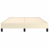  Okvir za krevet krem 140x190 cm od umjetne kože | Shoptok.si