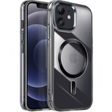 AVIZAR Ohišje MagSafe za iPhone 12 Pro in 12 Dos Cristal Color, Črna, (5000016676) | Shoptok.si