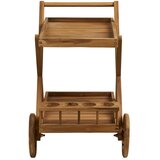 House Nordic Servirni voziček na kolesih iz masivnega lesa 50x86 cm Pasaku – | Shoptok.si