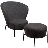 DAN-FORM Denmark Antracitno siv fotelj iz tkanine bouclé Orbit – | Shoptok.si