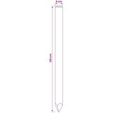  Ograde 10 kom. Zelena 120 cm Masivna borovina | shoptok.hr