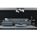  Plafonski luster NESSA 6xE27/60W/230V crni/zlatni/prozirni | Eponuda.com