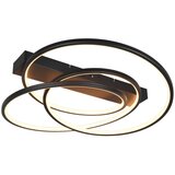  Črna LED zatemnitvena stropna svetilka 49x64 cm Darvin | Shoptok.si