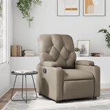 Naslonjač od umjetne kože boja cappuccina | shoptok.hr