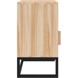  Noćni ormarić 40 x 30 x 55,5 cm od konstruiranog drva i željeza | shoptok.hr