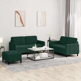  3-dijelni set sofa tamnozeleni baršunasti | shoptok.hr
