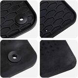  Auto tepih 3 pcs Crna prikladno za VW T5 2010-2015 Guma | shoptok.hr