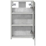  Kupaonski ormar s ogledalom Betonski sivi 30 x 10,5 x 50 cm | shoptok.hr