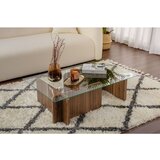 Hanah home stočić za dnevnu sobu flavio - walnut walnut coffee table Cene