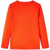  Dječja majica s dugim rukavima jarkonarančasta 104 | shoptok.hr