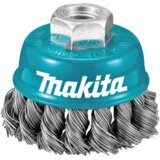 Makita žičana lončasta četka 60 mm M14, upletena žica 0,5 mm D-24119 | shoptok.hr
