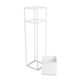  Stalak za cveće 90x24 cm, beli | Eponuda.com