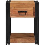  Noćni ormar 2 pcs Smeđa 40 x 40 x 50 cm Čvrsto drvo akacije | Eponuda.ba