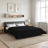  Zimska posteljnina Črna 220 x 260 cm Mikrofibra in Teddy flis, (5000284637) | Shoptok.si