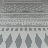 Prostirka print 70x140cm mix sivo-bela