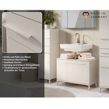 Germania Krem ormarić za ispod umivaonika u mat dekoru 80x59 cm Laurino – | shoptok.hr
