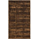 Ormarić za CD dimljeni hrast 102x23x177,5 cm konstruirano drvo | shoptok.hr
