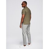 Ombre Men's polo t-shirt with decorative buttons | Shoptok.si