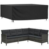  The Living Store Pokrivalo za vrtno pohištvo črno 250x210x90 cm vodoodporno 420D - Pokrivalo Za Vrtno Pohištvo, (21445273) | Shoptok.si