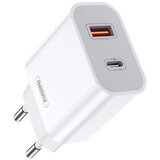  Kućni punjač REMAX RP-U68 USB-A USB-C PD20W + kabel Type-C na lightning beli Cene