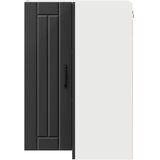  Zidni kutni ormar Lucca Crna 57 x 57 x 80 cm Konstruirano drvo | shoptok.hr