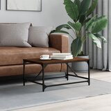 vidaXL Stolić za kavu smeđa boja hrasta 75x50x35 cm konstruirano drvo | shoptok.hr
