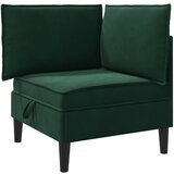 SOFA s pohranom Tamnozelena Baršun | shoptok.hr