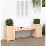 vidaXL Klop z visoko gredo 180x36x63 cm trdna borovina Cene