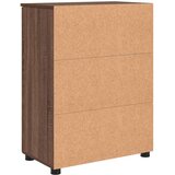 vidaXL Kopalniška omarica Rjavi hrast 60 x 35 x 80 cm Konstruiran les | Shoptok.si